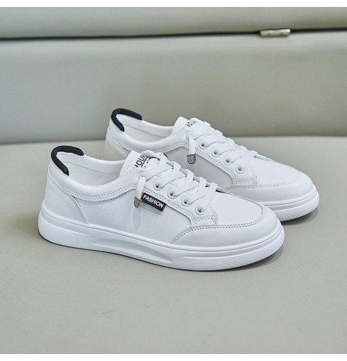 Women's Fashion Sneakers Casual White Tennis Walking Shoes Thick Bottom Canvas Daily Wear Shoes Women Walking Style Shoes