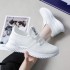 Breathable White Sneakers Fitness Walking Casual mesh upper shoes 2024 new comfortable non-slip sports shoes for women