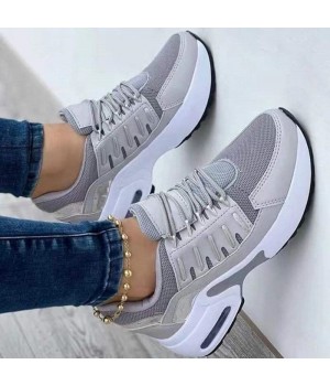 Y wholesale 35-43 plus size single shoes women's flying weaving sport trend walking style breathable mesh ladies casual shoes