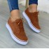 2024 New Styles Casual Walking Shoes PU Leather Tennis Sneakers Comfortable Fashion Sports Running Shoes for Women