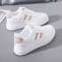 Autumn White Casual Shoes Women Girls New Design Simple Style Light Weight Slip-On Closed Fashionable Trend Custom Students