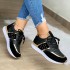 Winter-Themed Thick-Sole Sports Shoes for Women