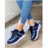 Womens Sneakers New European And American Plus Size Sports And Leisure Thick Soled Front Lace Up Fashionable Sports Single Shoes