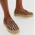 WK-020 hot selling straw weaving handmade platform slip on canvas shoes for women causal walking shoes wholesale Espadrilles