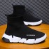 2023 Customized Fashion Flat Shoes New Flying Fabric Sports Shoes Sleeve Socks Large Casual Shoes For Men